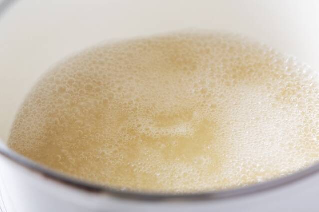 黒ごまスープの紫ロールキャベツの作り方の手順6