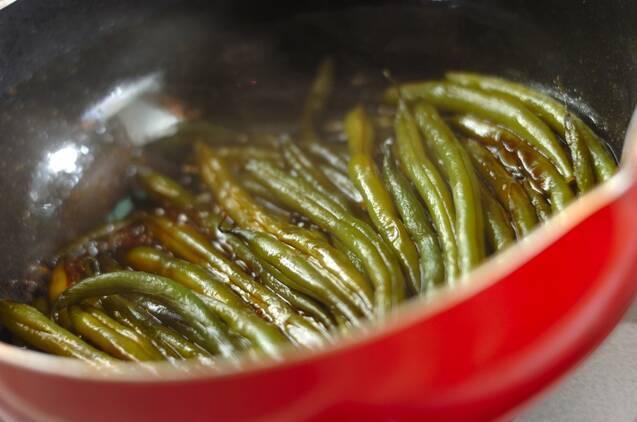 サヤインゲンのベジヌードルサラダの作り方の手順1