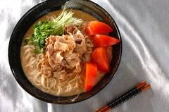 豚しゃぶのせゴマダレ麺