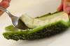 ゴーヤと豆腐の肉みそ添えの作り方の手順1
