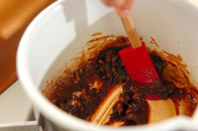 ゴーヤと豆腐の肉みそ添えの作り方の手順5