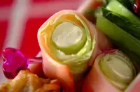 ハムチーズ巻き