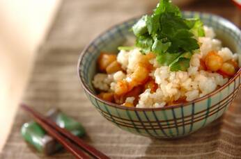 エビとレンコンの混ぜご飯