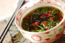 キクラゲとクコの実のスープ