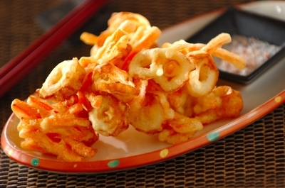 ちくわとニンジンのショウガ風味かきあげ 副菜 のレシピ 作り方 E レシピ 料理のプロが作る簡単レシピ