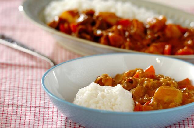 取り分けカレーライス