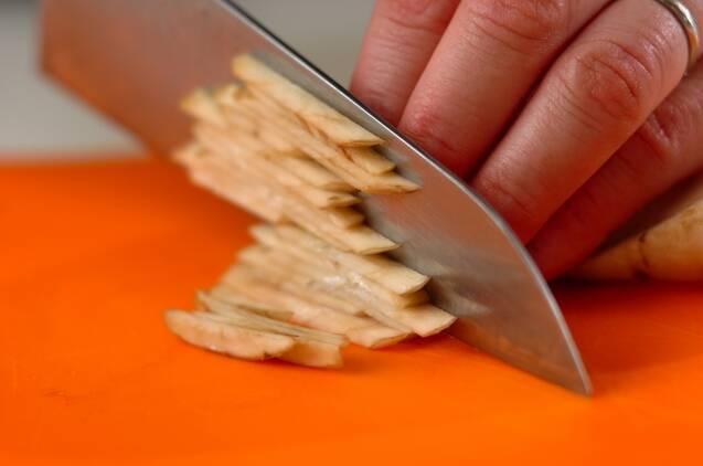 レンジゴボウのサラダの作り方の手順1