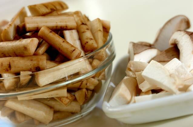 ゴボウのバルサミコ煮の作り方の手順1