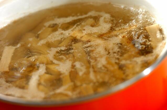 ゴボウのバルサミコ煮の作り方の手順2