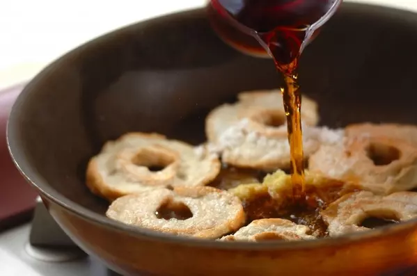 車麩のショウガ焼きの作り方2