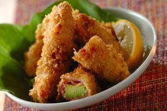 生ハム巻きアボカドのフライ