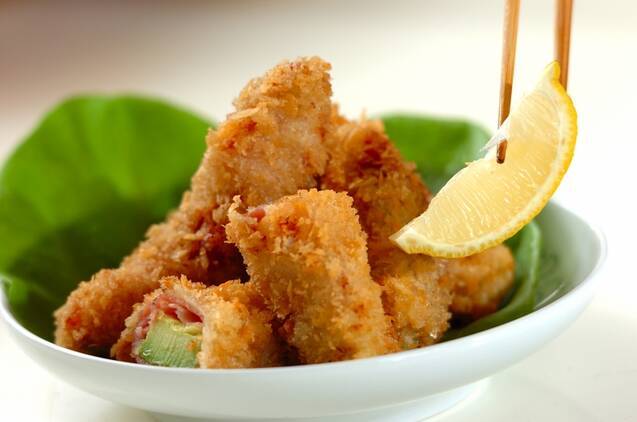 生ハム巻きアボカドのフライの作り方の手順4