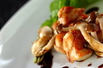 鶏のバルサミコソース