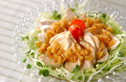 ゆで鶏・ネギダレ