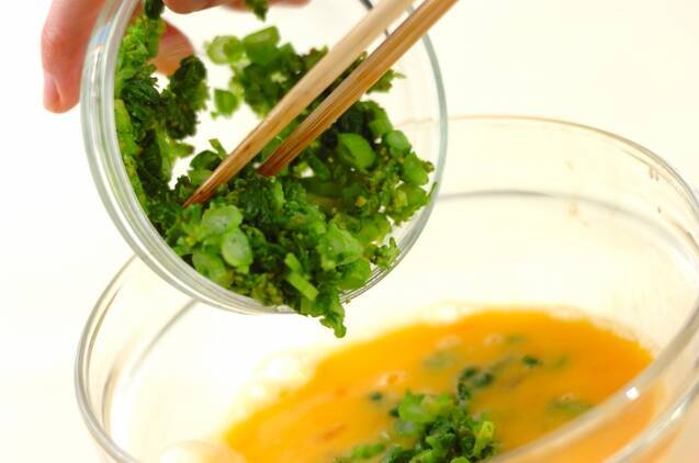 明太卵焼きの作り方の手順2