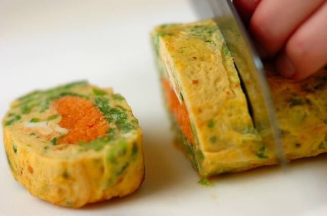 明太卵焼きの作り方の手順4