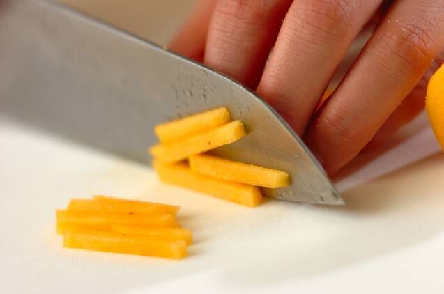 柿のなますの作り方の手順1