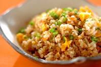 明太子とザーサイのチャーハン