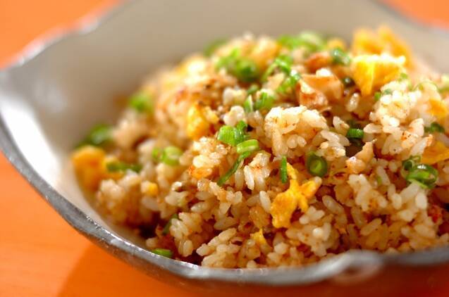 明太子とザーサイのチャーハン