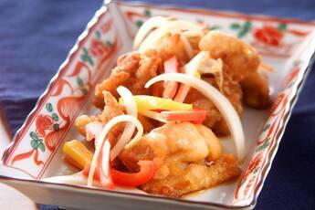 揚げ鶏の南蛮漬け