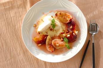 イチジクのバターソテー