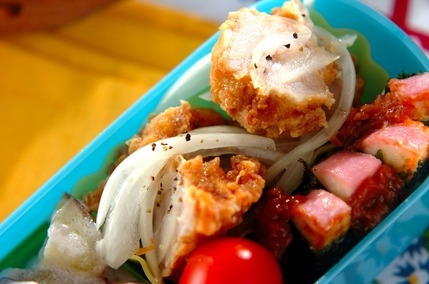 鶏唐揚げのマリネ