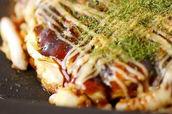 お好み焼きとネギ焼き