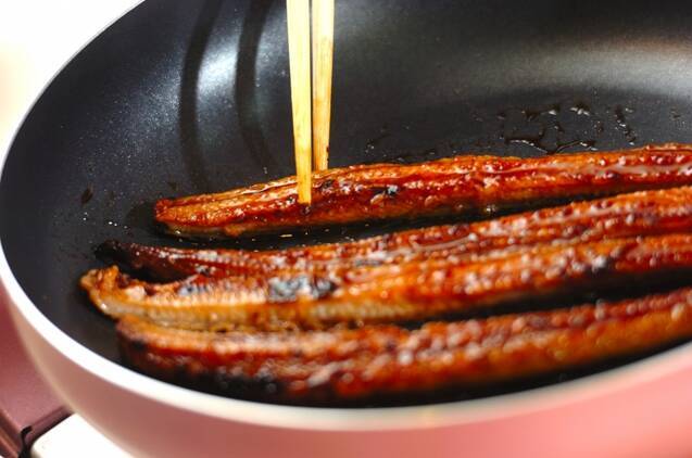 ウナギの巻き寿司の作り方の手順1