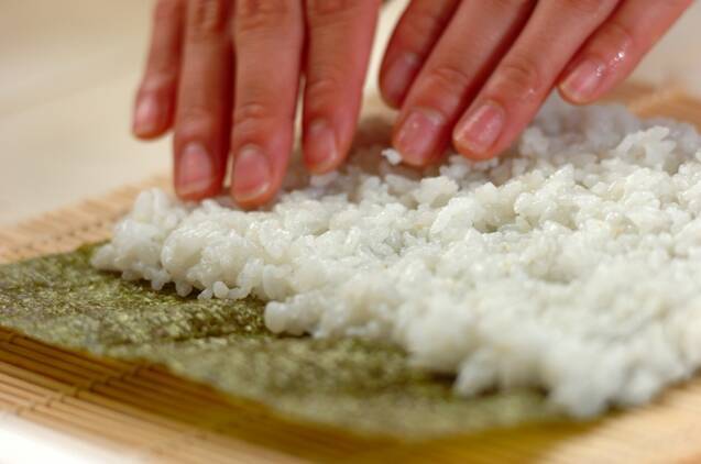 ウナギの巻き寿司の作り方の手順5