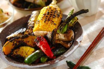 いろいろ網焼き野菜