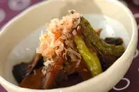 ナスのショウガ煮