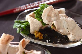 豚肉とクレソンのしゃぶしゃぶ