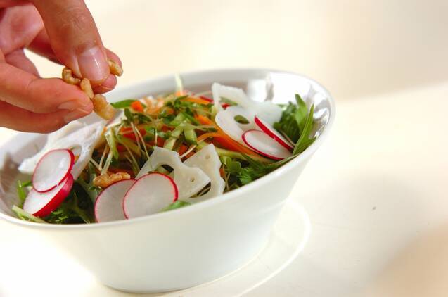 野菜たっぷりのサラダの作り方の手順5