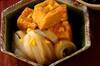 玉ネギと厚揚げの煮物