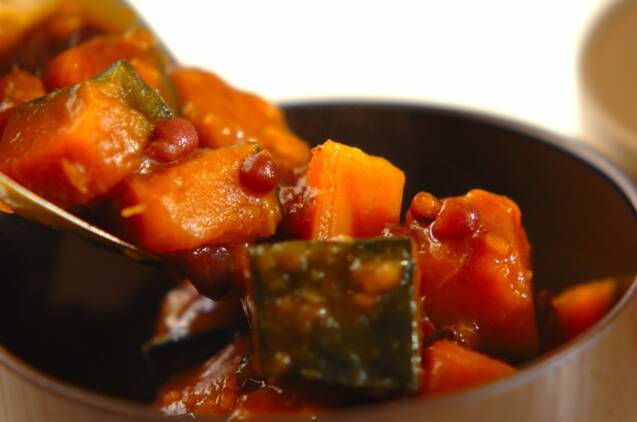 カボチャぜんざいの作り方の手順3