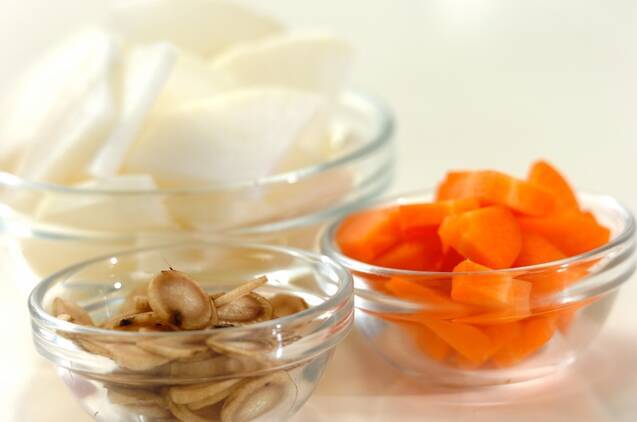 芋団子汁の作り方の手順2