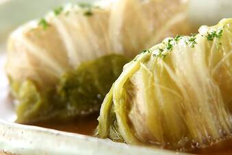 やさしい味のやわらか和風ロール白菜