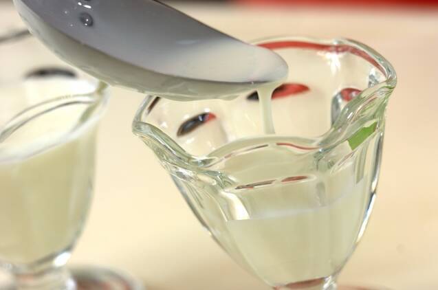 ヨーグルトブランマンジェ～マンゴーソース～の作り方の手順5