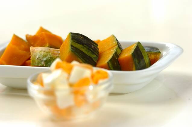 カボチャサラダの作り方の手順1
