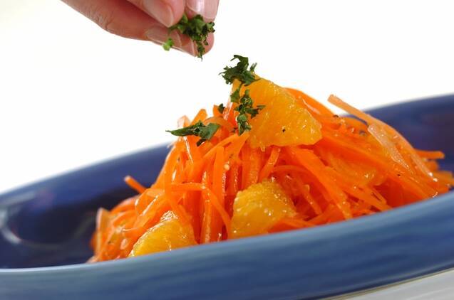 ニンジンとオレンジのサラダの作り方の手順4