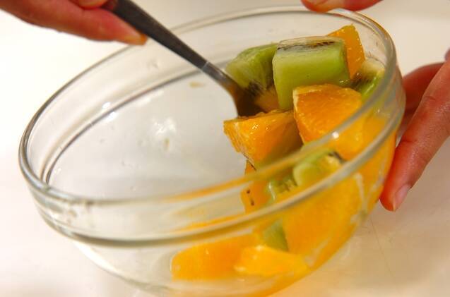 フルーツヨーグルトの作り方の手順3