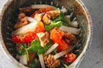 干し柿の酢の物