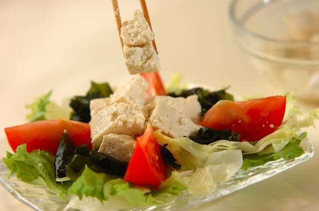 豆腐サラダの作り方の手順5