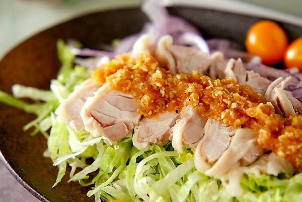 ゆで鶏のネギソース