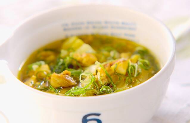 鶏スープ・カレー風味