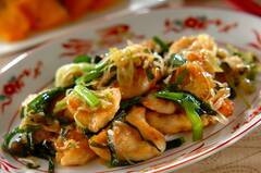 やわらかい！鶏むね肉のオイスターソース炒め