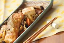 鮭と野菜のみそ蒸し煮