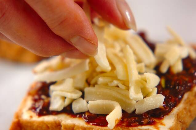 厚揚げの赤みそチーズ焼きの作り方の手順3