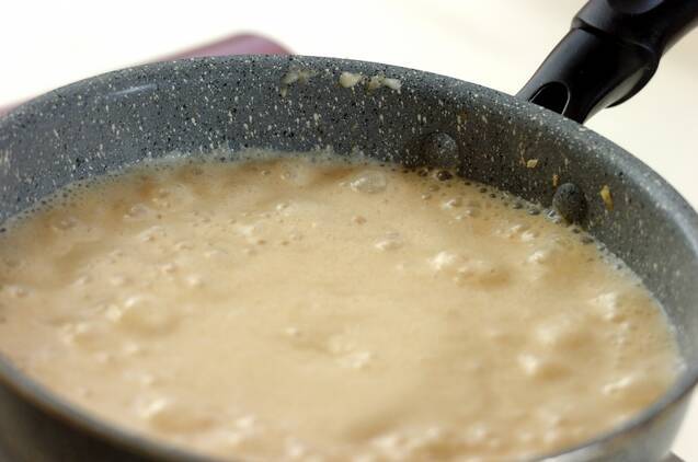 ニンジンベジヌードルの豆乳つけ麺の作り方の手順4