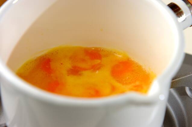 ニンジンのオレンジジュース煮の作り方の手順2
